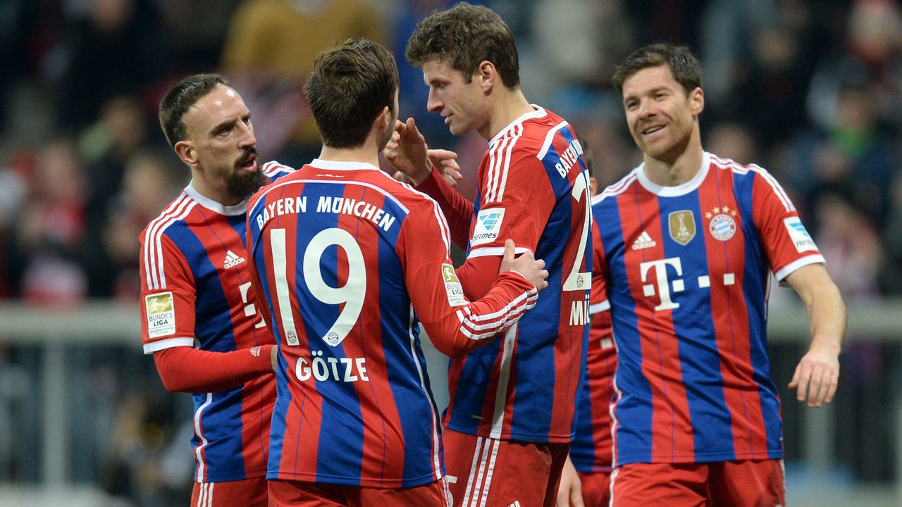 Bayern tighten grip on Bundesliga lead; Augsburg fall to Hannover